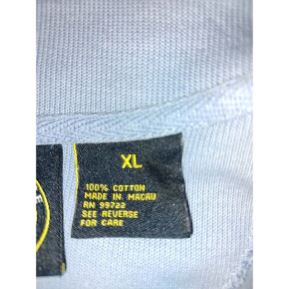 Lighthouse Apparel Soft Blue Jacket With Flowers on front women's size XL - Picture 10 of 11